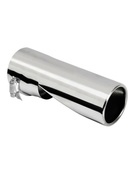 Terminale scarico universale tuning inox singolo TS-69 36-63mm