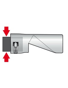 Terminale scarico universale inox singolo TS 69 36 63mm 2