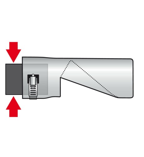 Terminale scarico universale inox singolo TS 69 36 63mm