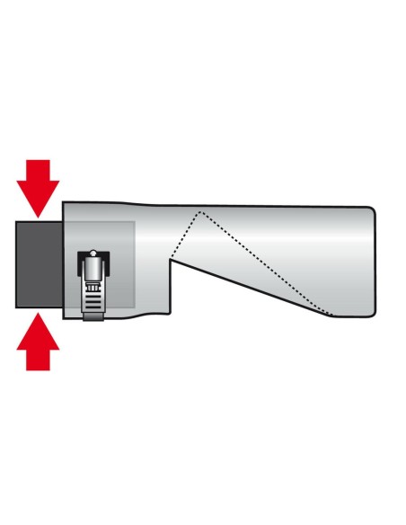 Terminale scarico universale inox singolo TS 69 36 63mm