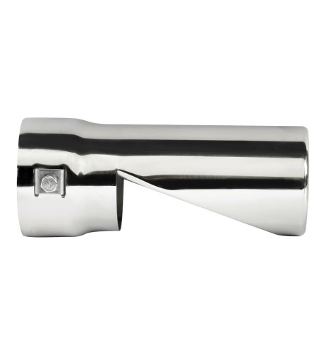 Terminale scarico universale inox singolo TS 70 45 72mm