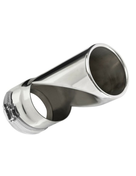Terminale scarico universale inox singolo TS 70 45 72mm