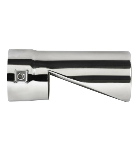 Terminale scarico universale inox singolo TS 71 50 76mm