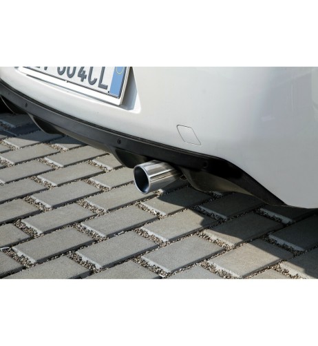 Terminale scarico universale inox singolo TS 71 50 76mm