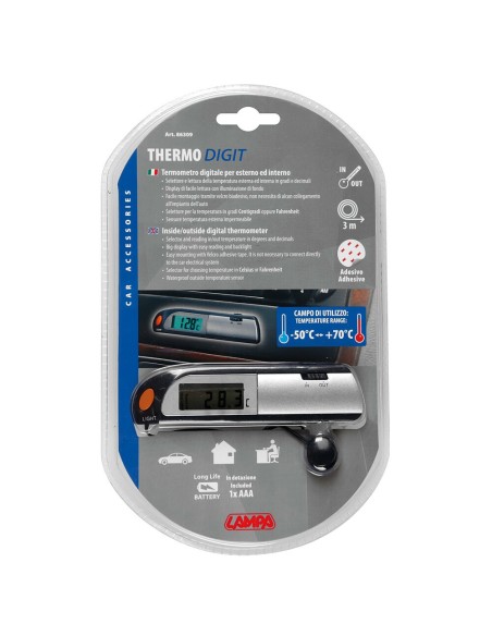 Termometro digitale interno esterno auto camion