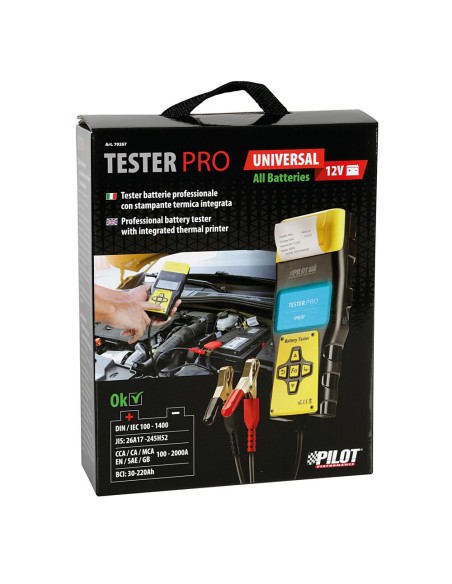 Tester batterie professionale con stampante termica integrata