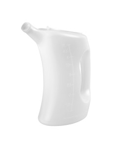 Travasatore graduato in HDPE resistente ad acidi oli e carburanti 5 litri