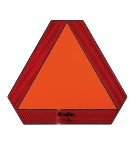Triangolo omologato in alluminio per veicoli lenti