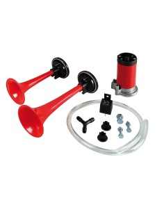 Trombe bitonali elettropneumatiche auto 12V diametro 66mm