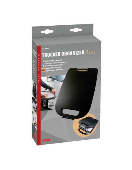 Trucker organizer porta documenti appunti camion 2 in 1