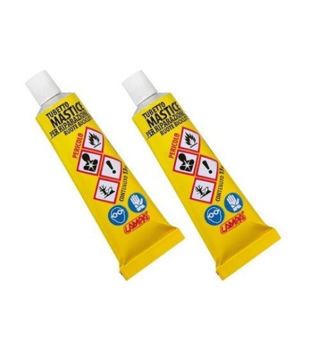 Tubetti 2pz di mastice per riparazione ruote