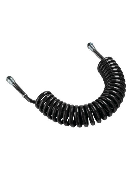 Tubo aria a spirale Nero 4 5m con terminali femmina M18