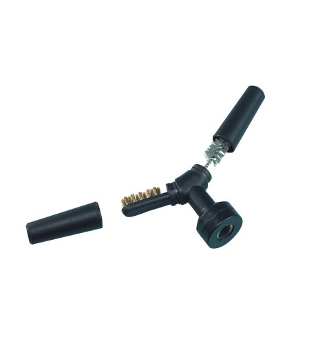 Utensile pulisci poli morsetti batteria 3 in 1