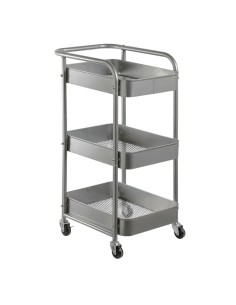 Utility Trolley carrello multiuso 3 ripiani 77x32cm