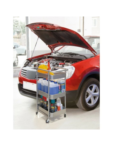 Utility Trolley carrello multiuso 3 ripiani 77x32cm