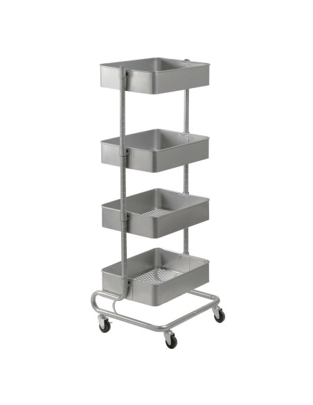 Utility Trolley carrello multiuso 4 ripiani 110x45cm