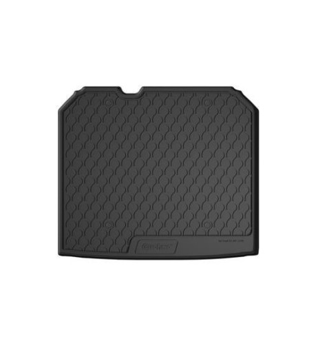 Vasca baule bagagliaio su misura gomma sintetica Audi Q3 con rete 2011 2018