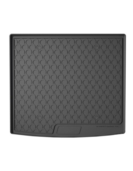 Vasca baule bagagliaio su misura gomma sintetica Audi Q3 Sportback 2019 202
