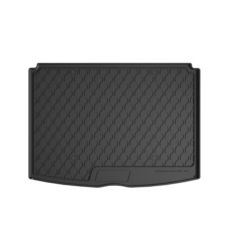 Vasca baule bagagliaio su misura gomma sintetica Mercedes Classe B dal 2019