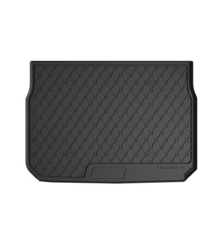 Vasca baule bagagliaio su misura gomma sintetica Peugeot 2008 2013 2019