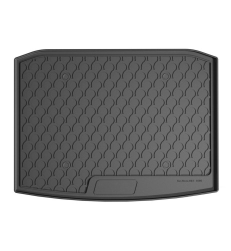 Vasca baule bagagliaio su misura gomma sintetica Seat Ateca baule basso