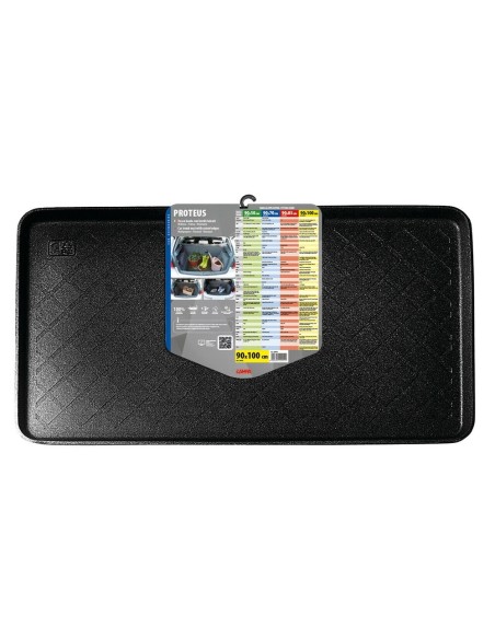 Vasca baule bagagliaio universale impermeabile ed antiscivolo 90x50cm