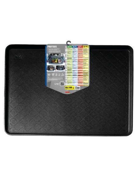 Vasca baule bagagliaio universale impermeabile ed antiscivolo 90x70cm