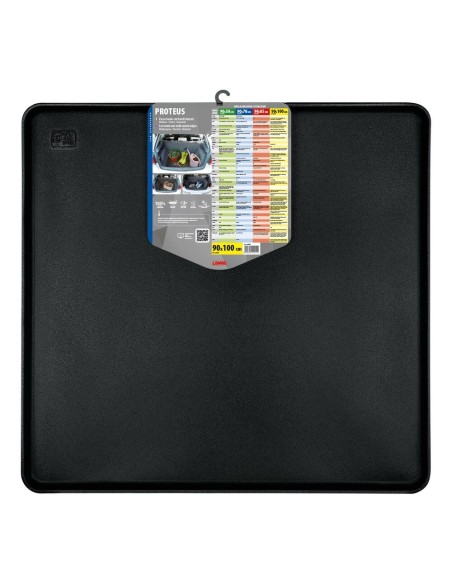 Vasca baule bagagliaio universale impermeabile ed antiscivolo 90x85cm