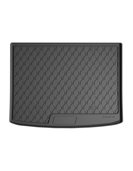 Vasca baule su misura gomma sintetica per Audi A3 Sportback baule alto dal 