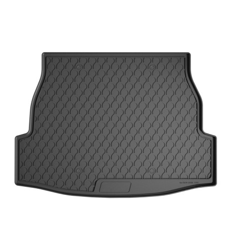 Vasca baule su misura gomma sintetica Toyota Rav4 dal 2019 con ruota scorta