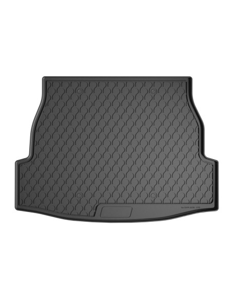 Vasca baule su misura gomma sintetica Toyota Rav4 dal 2019 con ruota scorta