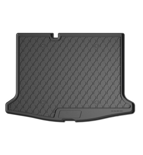 Vasca baule su misura gomma sintetica Volkswagen ID 3 baule basso dal 2020