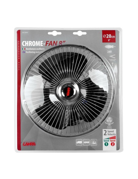 Ventilatore in metallo 24V camion diametro 20cm