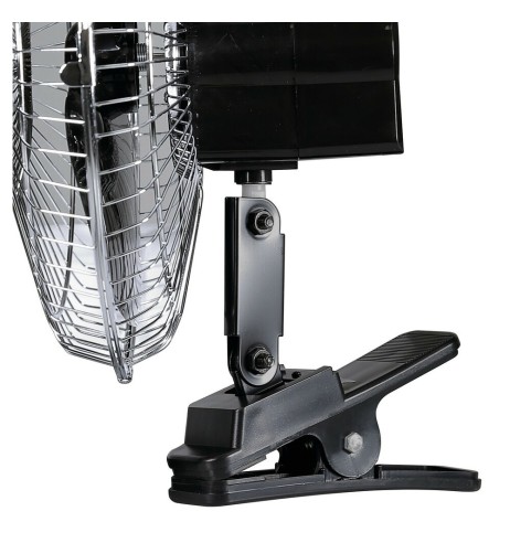 Ventilatore oscillante 24V diametro 25cm con pinza 2 velocita