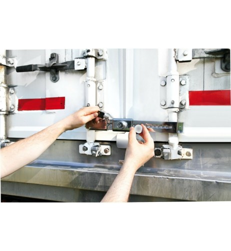 Zanna lucchetto blocca porte posteriore camion containers regolabile 22 43c
