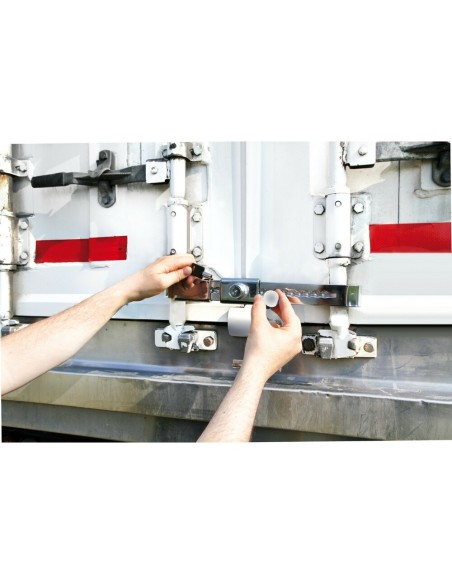 Zanna lucchetto blocca porte posteriore camion containers regolabile 22 43c