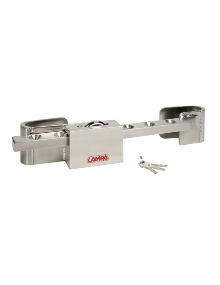 Zanna lucchetto blocca porte posteriore in acciaio inox 24 50cm