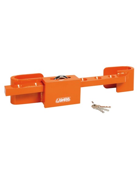 Zanna lucchetto blocca porte posteriore in acciaio temprato 24 50cm