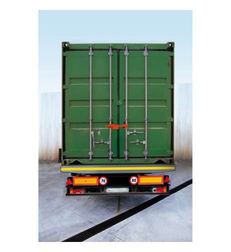 Zanna lucchetto blocca porte posteriore in acciaio temprato 24 50cm