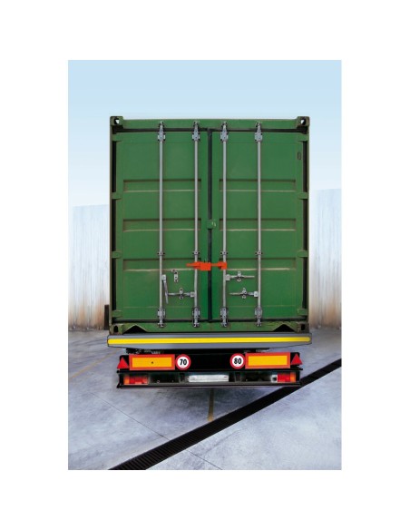 Zanna lucchetto blocca porte posteriore in acciaio temprato 24 50cm