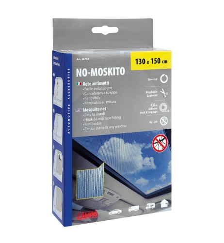 Zanzariera universale rimovibile ritagliabile per veicoli 130x150cm