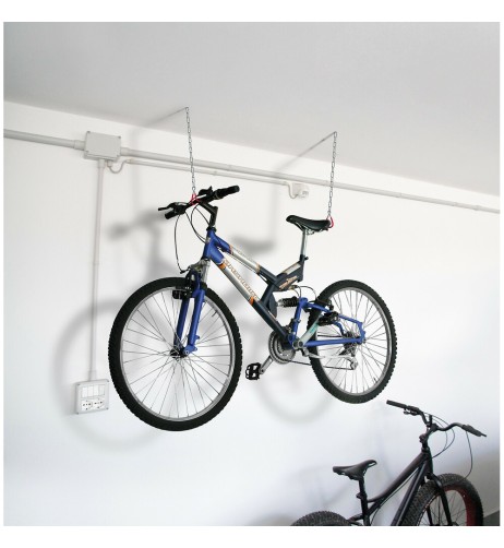Coppia appendi ciclo bicicletta doppio gancio da soffitto