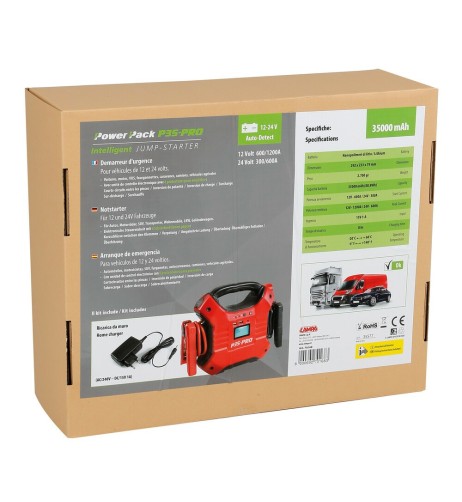 Avviatore emergenza booster professionale 12 24V 35Ah