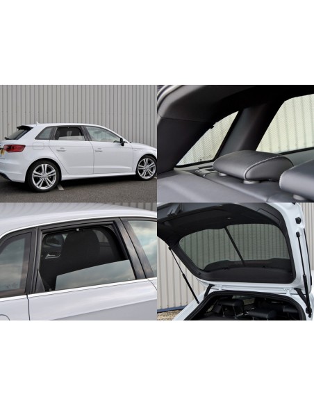 Kit tendine oscuranti parasole su misura Audi A3 Sportback 5 porte 2012 202