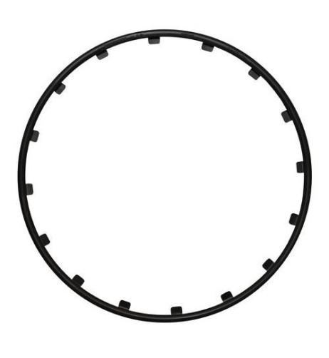 Set 4 protezioni cerchi in lega 15 Colore nero Rim Ringz