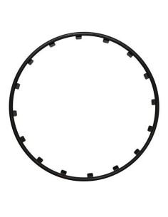 Set 4 protezioni cerchi in lega 19 Colore nero Rim Ringz