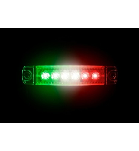 Luce ingombro a 6 Led montaggio in superficie 12 24V Italia