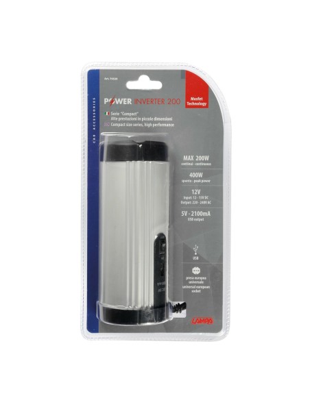 Power Inverter trasformatore di corrente 12 220V 200 400W USB