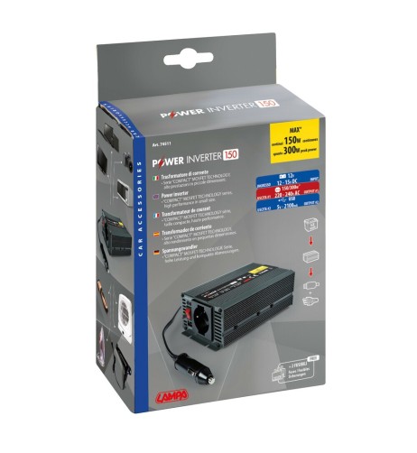 Power Inverter trasformatore di corrente 12 220V 150 300W USB