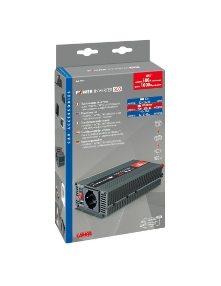 Power Inverter trasformatore di corrente 12 220V 500 1000W USB